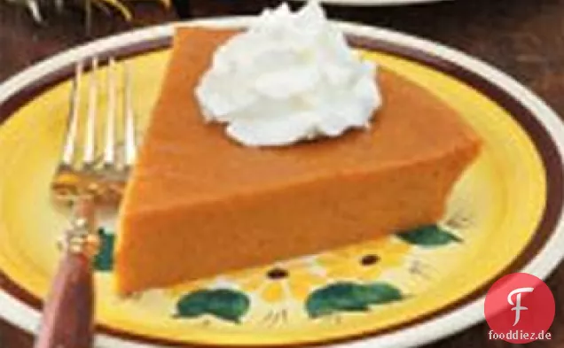 Krustenloser Kürbiskuchen