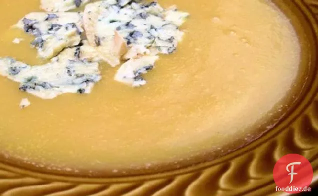 Kürbis-Suppe Mit Fourme D'ambert
