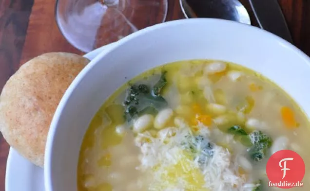 Emerils toskanische weiße Bohnensuppe mit Brokkoli Rabe