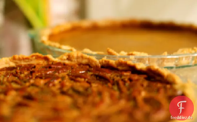 Kürbis-Pekannuss-Schicht-Torte
