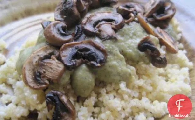 Cremige Pilz-Alfredo-Sauce
