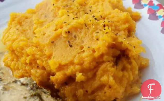 Yam 'n Butternut Squash Mash