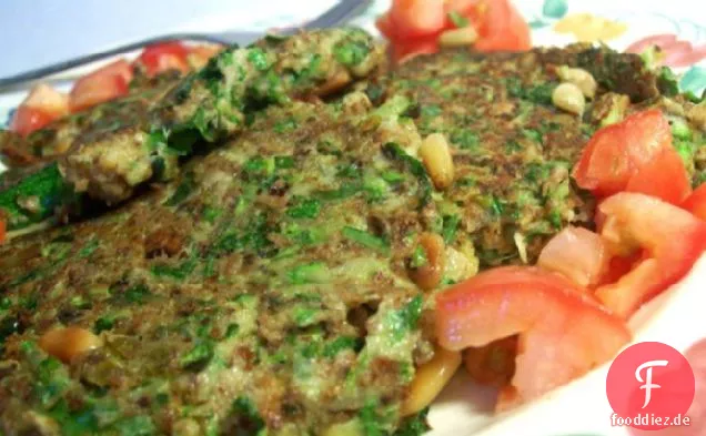 Zucchini-Pfanne Kuchen