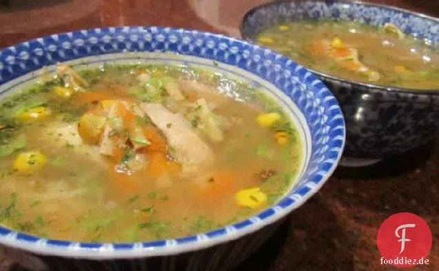 Hühnersuppe - ein Geschenk, um einen Freund zu trösten