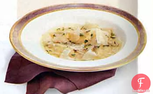 Butternut Squash Ravioli-in Brühe, Apfelwein