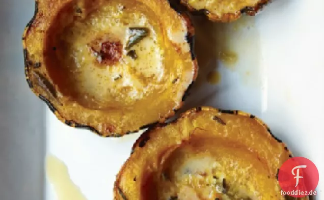 Knödel Squash mit Sahne und Salbei
