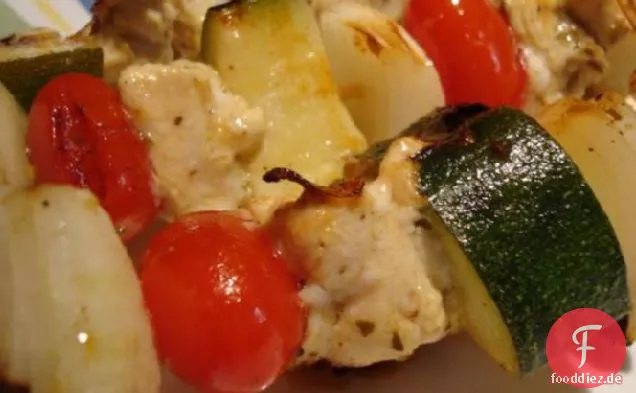 Zitronenhähnchenspieße (Kabobs)