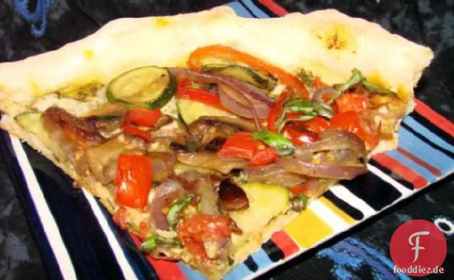 Vier-Veggie-Pizza(Flat Belly Diät-Rezept)