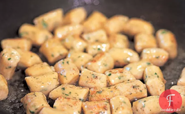 Gnocchi mit Pilzen und Butternut Squash