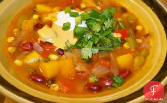 Gewürzter mexikanischer Squash-Eintopf