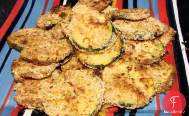 Ofen Gebratene Zucchini-Chips