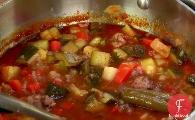 Mexikanische Fleischbällchen-Suppe