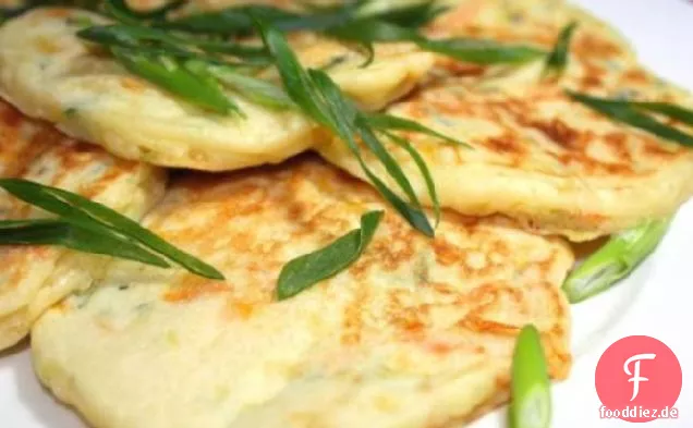 Cheesy Gemüse Pikelets