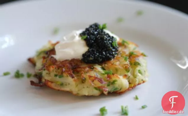 Zucchini und Chile Latkes