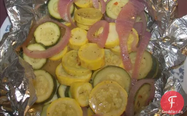 Squash und Krabbensuppe