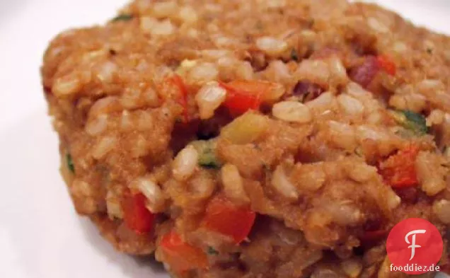 Asiatisch Inspirierte Veggie Zucchini Burger