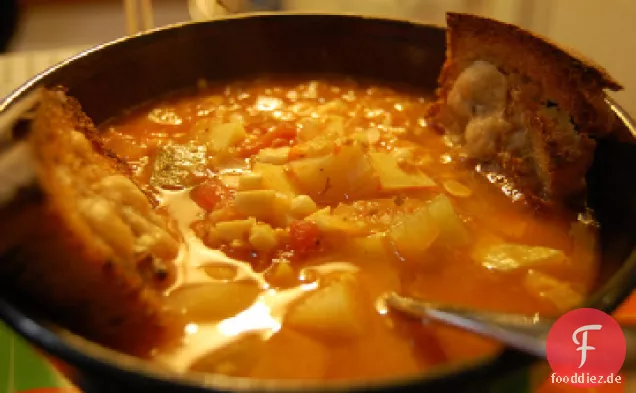 Kartoffel - Zucchini-Suppe