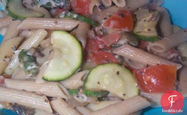 Feuer-Insel-Veggie-Pasta