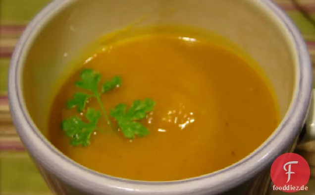 Geröstete Butternut-Kürbis-Suppe