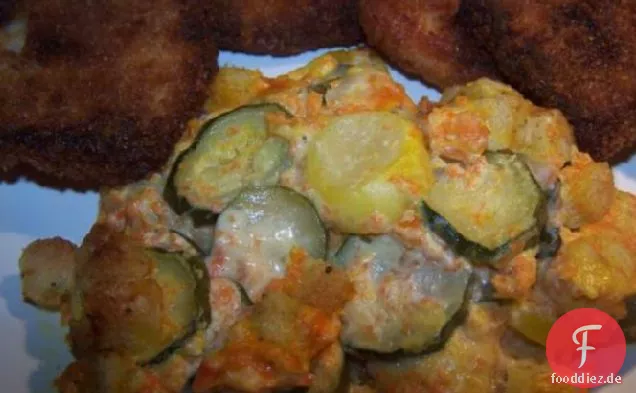 Sommerkürbis und Karottenauflauf