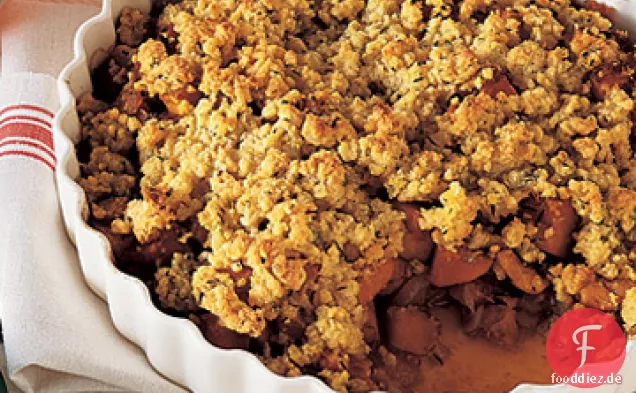 Butternut-Kürbis-Crumble