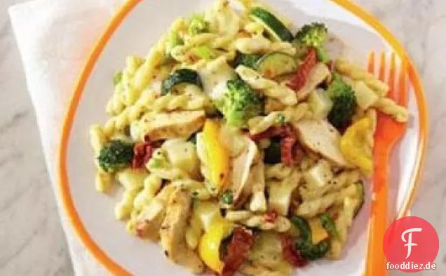 Crock Pot Huhn Pasta Mit Geräuchertem Gouda