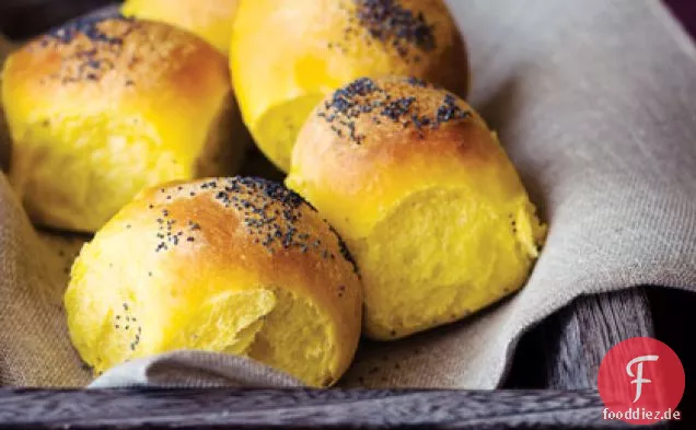 Kürbis-Pull-apart Dinner Rolls