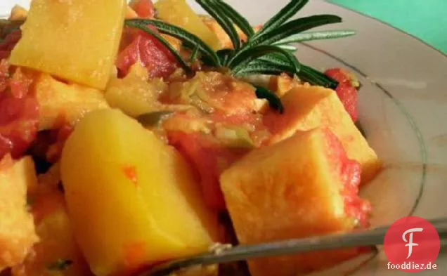 Süßer Butternut-Auflauf