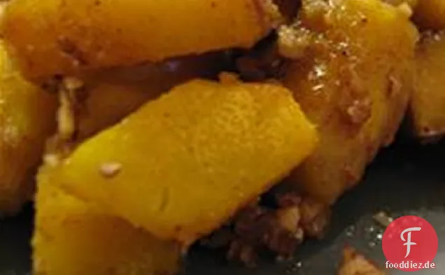 Eichel Squash mit Apfel