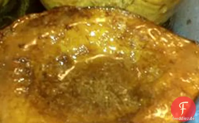 Golden gebackener Eichel Squash