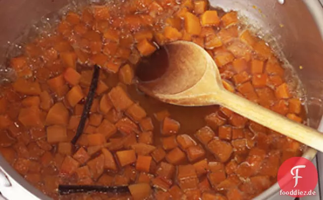 Kandierter Butternut-Kürbis