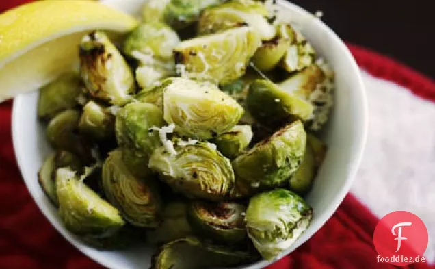 Geröstete Romano Rosenkohl