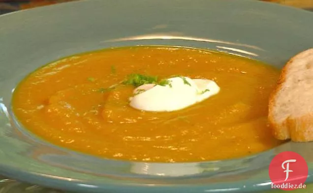 Curry-Butternut-Kürbis-Suppe
