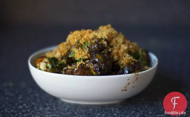 Balsamico geschmort Brüssel mit Pancetta