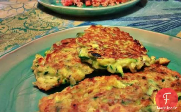 Goldene Zucchini-Krapfen