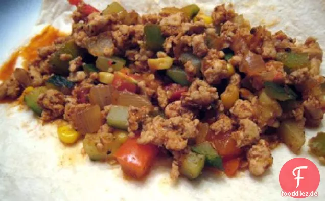 Ernte Garten Türkei Taco Füllung