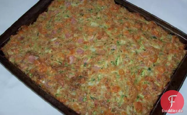 Fettarme Zucchini-Scheibe