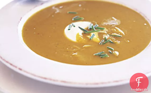 Butternut Squash und Apfelsuppe