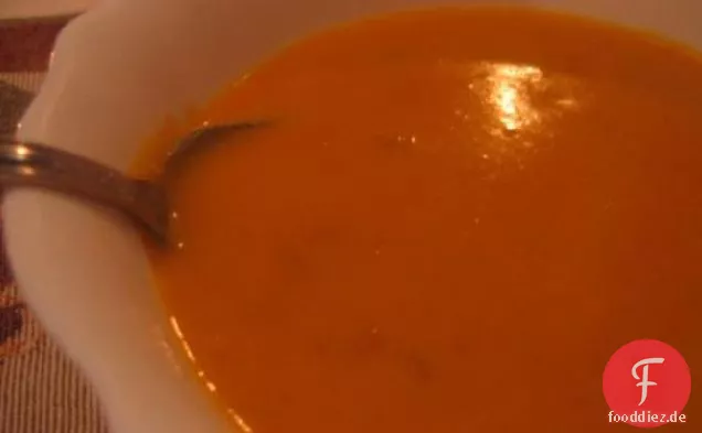 Winterkürbis in Kokosmilch (Fusionssuppe)