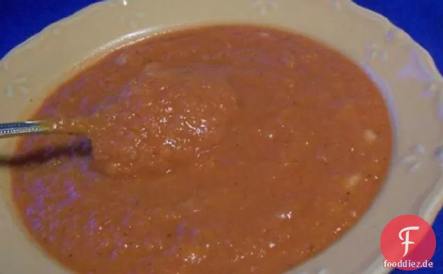 Butternut Squash und Weiße Bohnensuppe