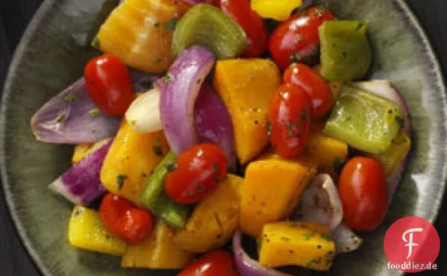 Regenbogen-Gemüse-Pfanne