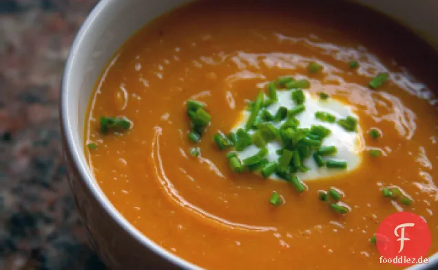 Butternut Squash Suppe mit Ingwer