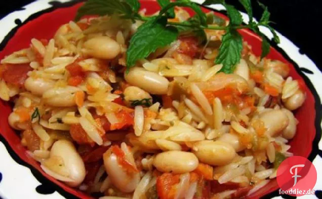 Cannellini und Gemüse nach griechischer Art