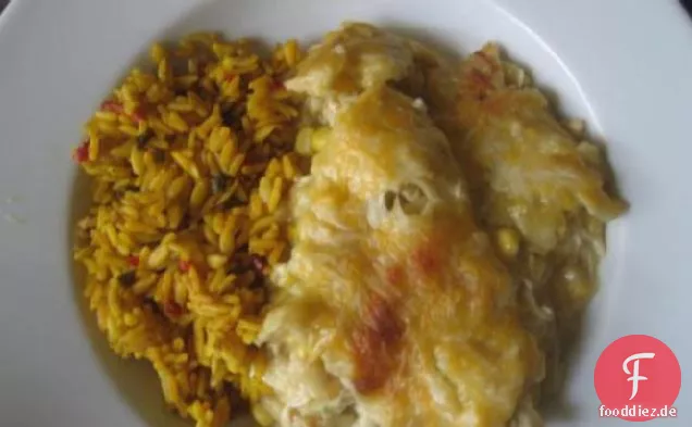 Beste, einfachste & Low Fat! Chicken-Verde-Enchiladas