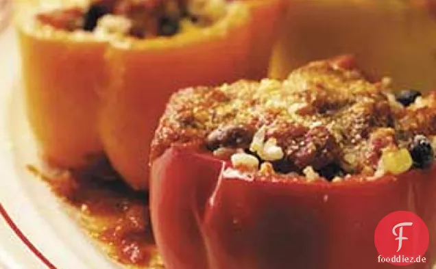 Vegetarische gefüllte Paprika