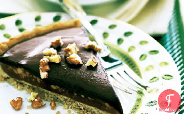 Karamell-Walnuss-Torte mit Schokoladenglasur