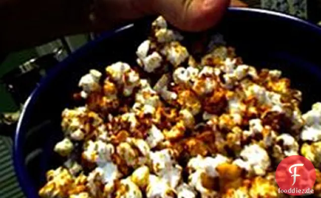 Würzig süßes kochendes Popcorn