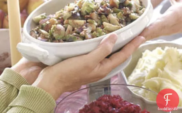 Gebräunter Rosenkohl mit Haselnüssen & Zitrone
