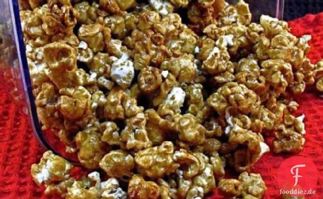 Karamell Popcorn (nicht zu süß oder klebrig)