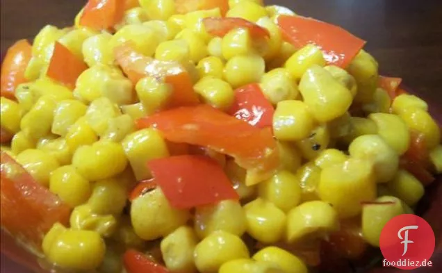 Mais auf dem Kolben mit Chipotle Butter